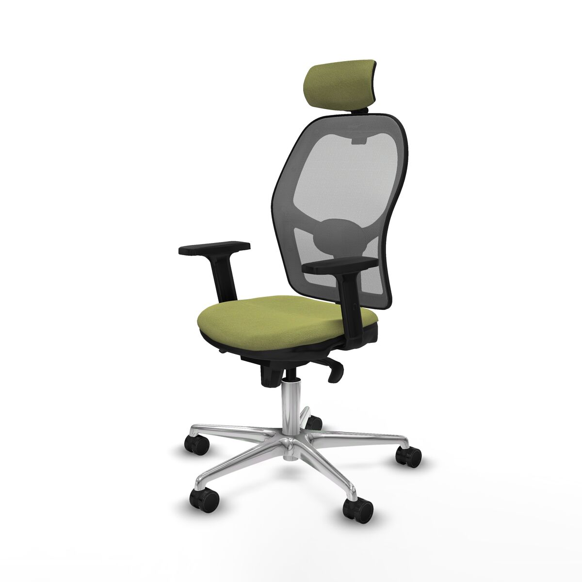 Silla de Oficina con Cabecero Piqueras y Crespo 2D086N2 Verde