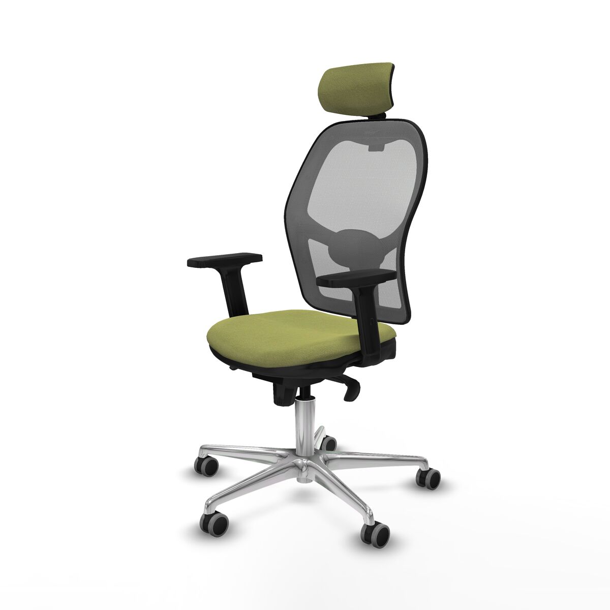 Silla de Oficina con Cabecero Piqueras y Crespo 2D086G2 Verde