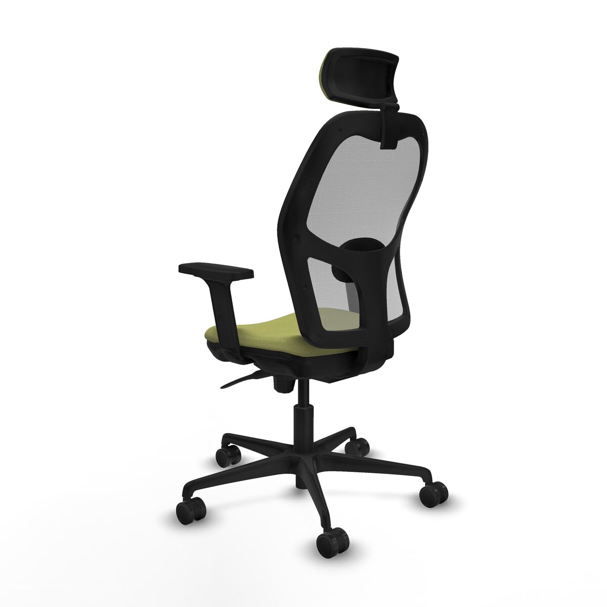 Silla de Oficina con Cabecero Piqueras y Crespo 2D036N2 Verde