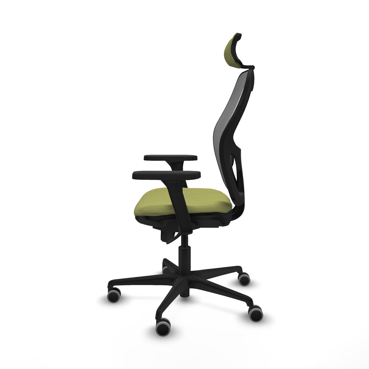 Silla de Oficina con Cabecero Piqueras y Crespo 3D036G2 Verde