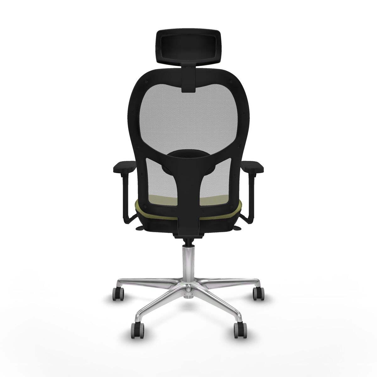 Silla de Oficina con Cabecero Piqueras y Crespo 3D086G2 Verde