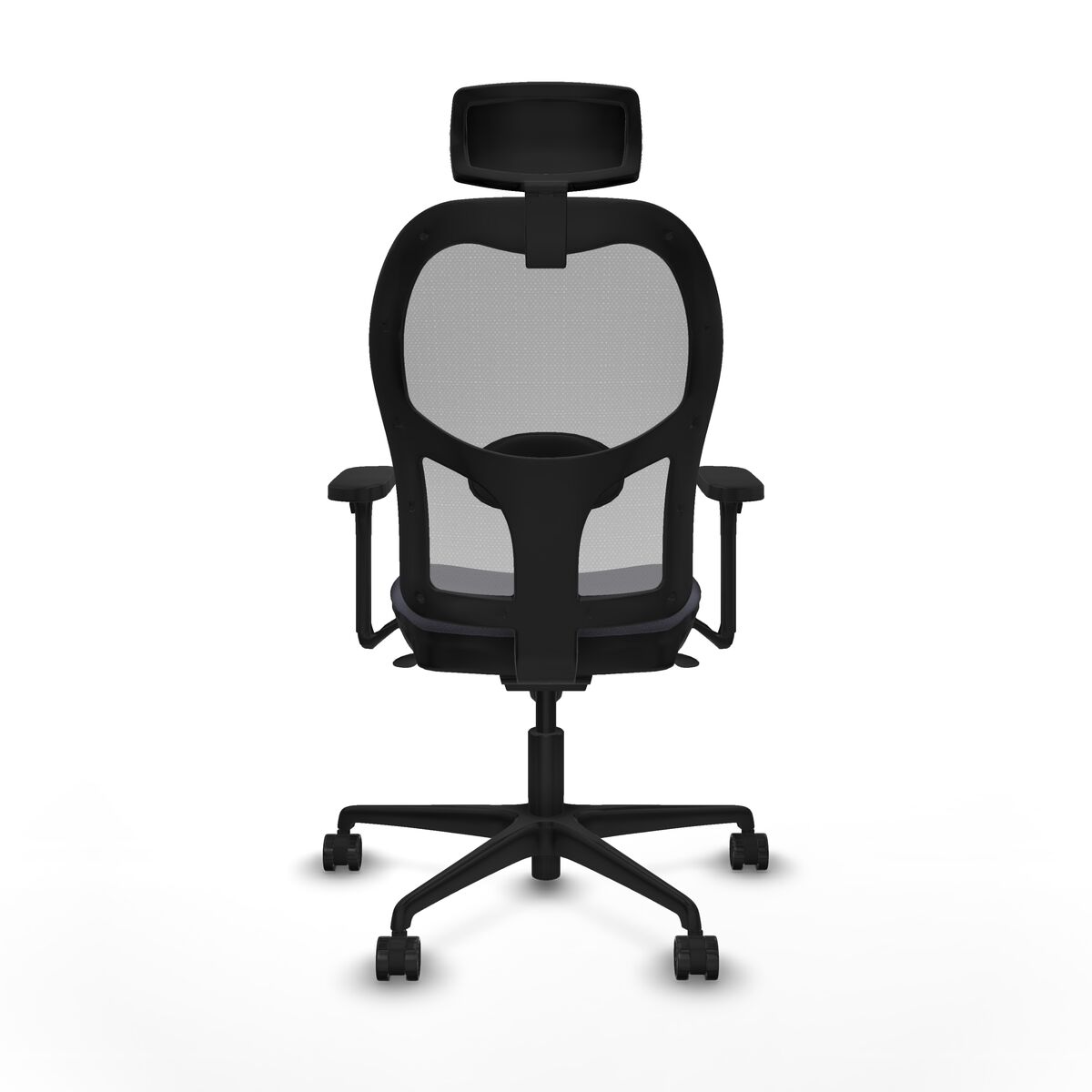 Silla de Oficina con Cabecero Piqueras y Crespo 3D036N2 Gris oscuro