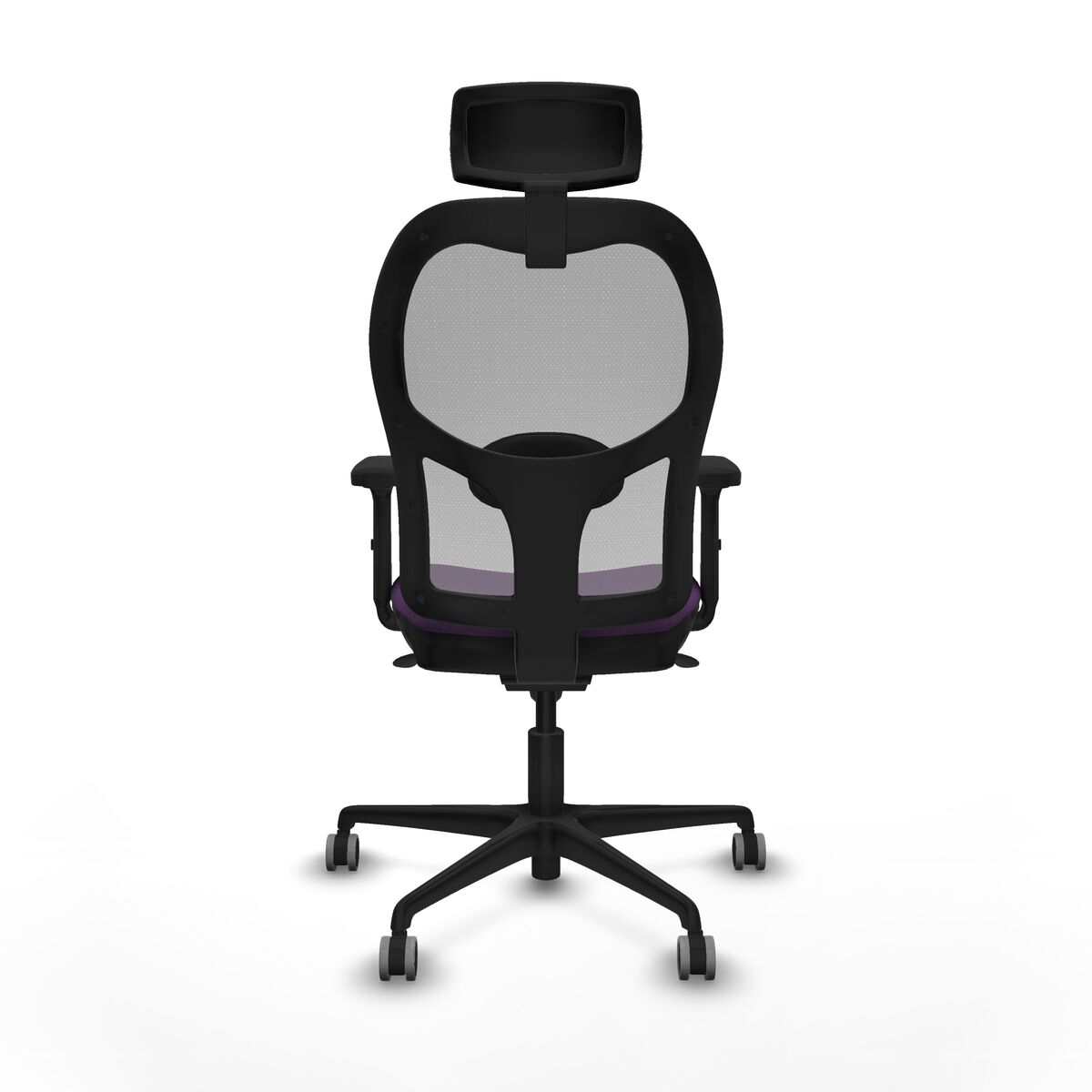 Silla de Oficina con Cabecero Piqueras y Crespo 2D036G2 Morado