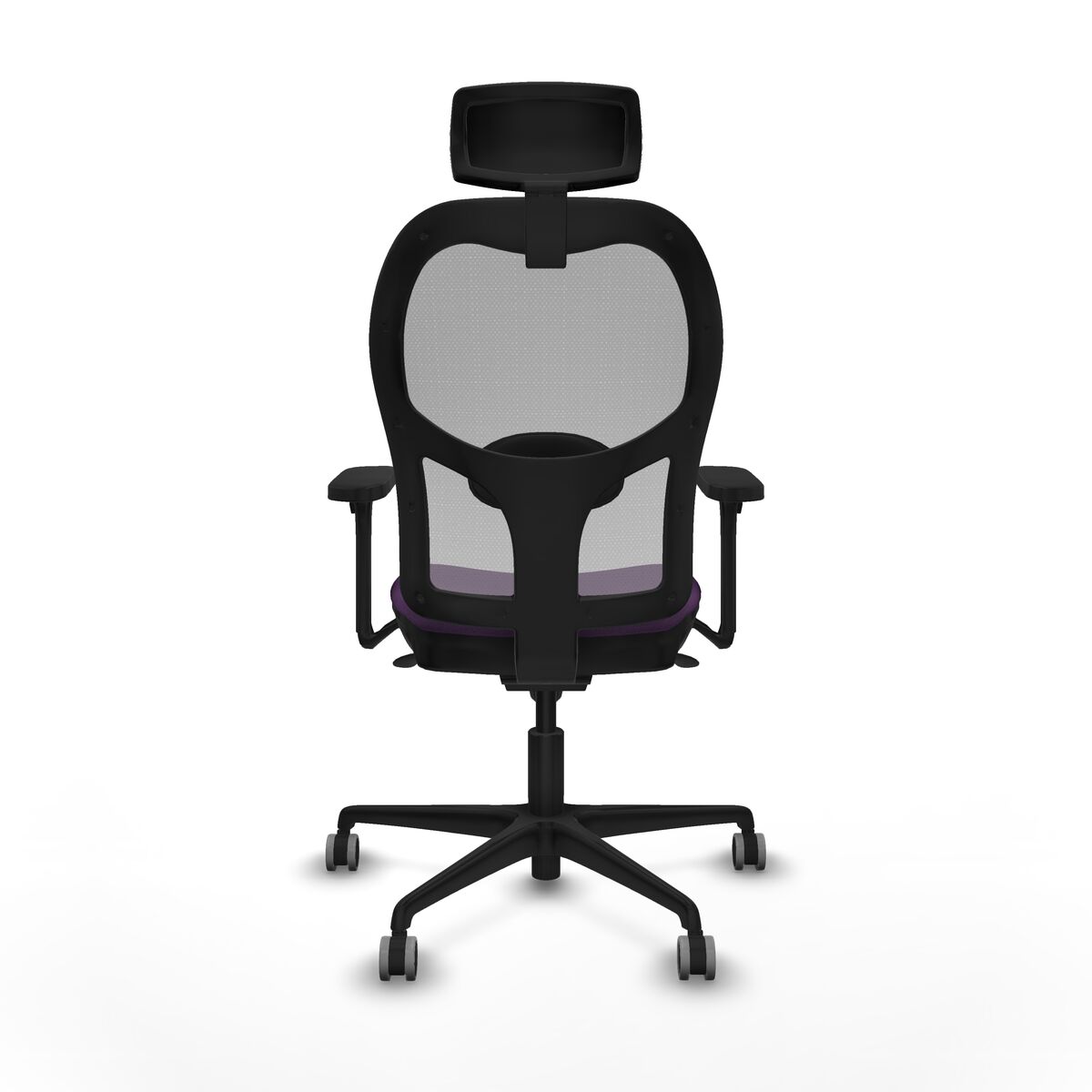 Silla de Oficina con Cabecero Piqueras y Crespo 3D036G2 Morado