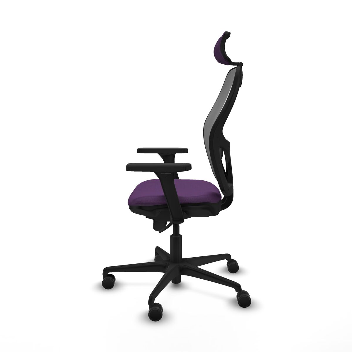 Silla de Oficina con Cabecero Piqueras y Crespo 3D036N2 Morado