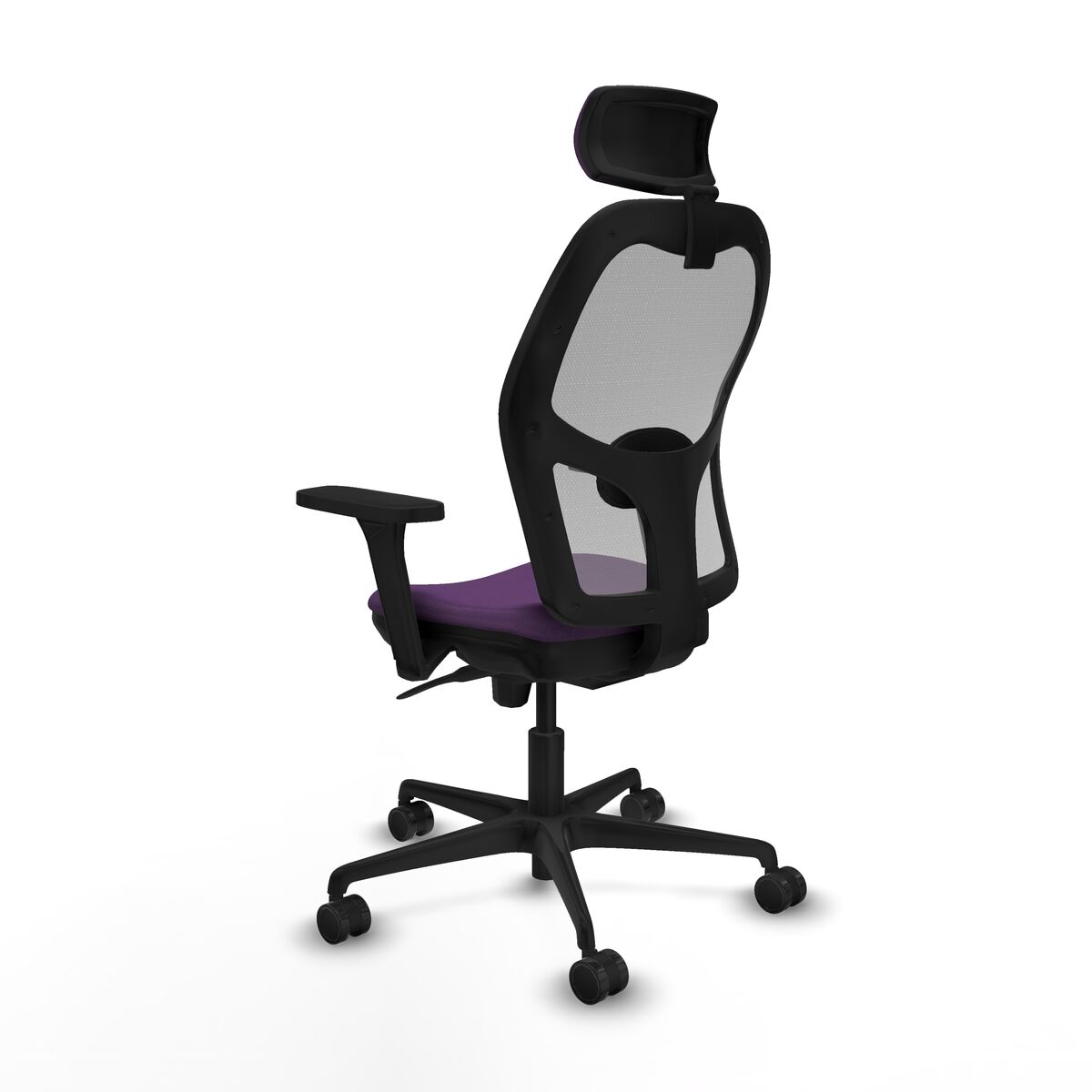 Silla de Oficina con Cabecero Piqueras y Crespo 3D036N2 Morado