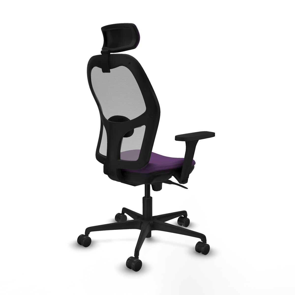 Silla de Oficina con Cabecero Piqueras y Crespo 3D036N2 Morado