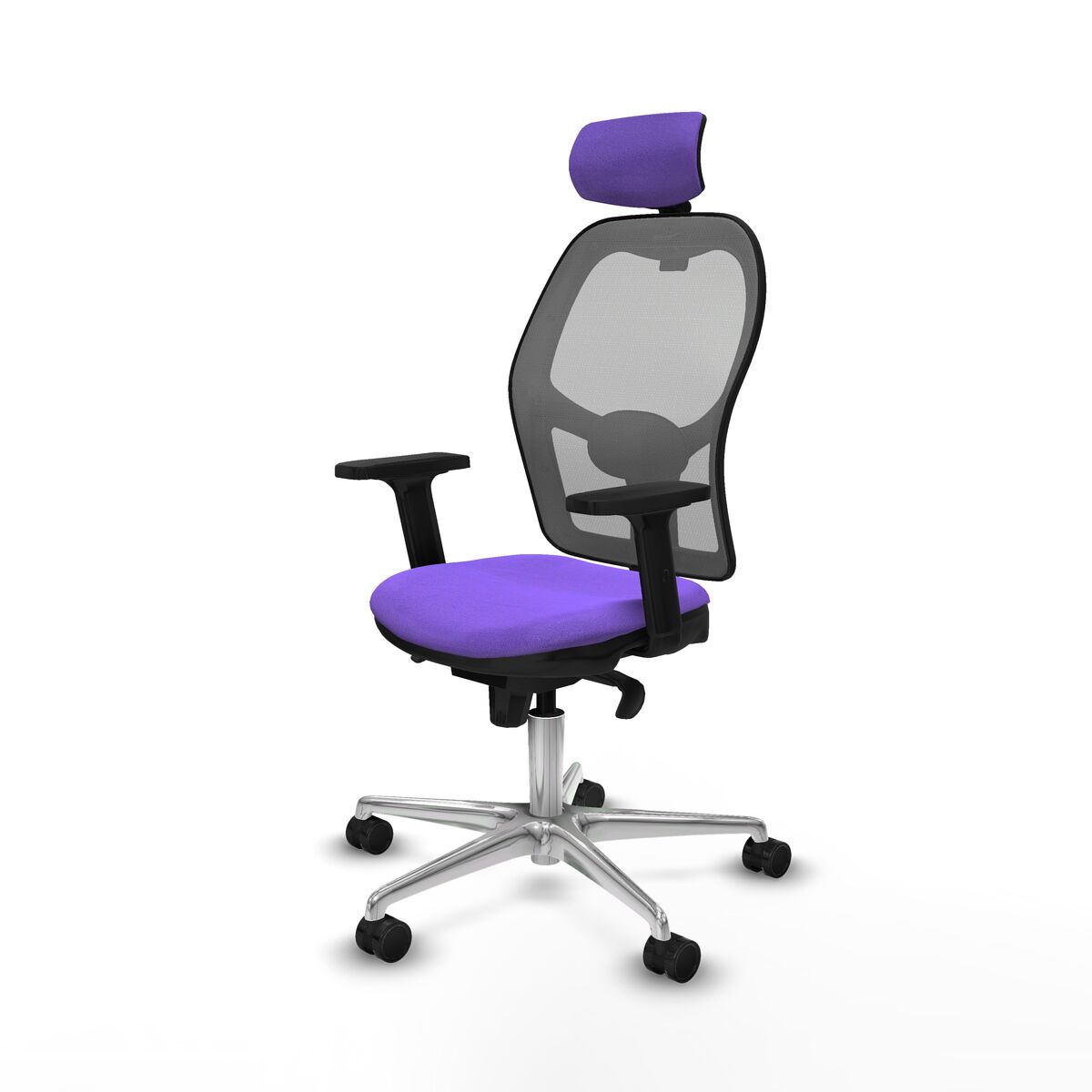 Silla de Oficina con Cabecero Piqueras y Crespo 2D086N2 Lila