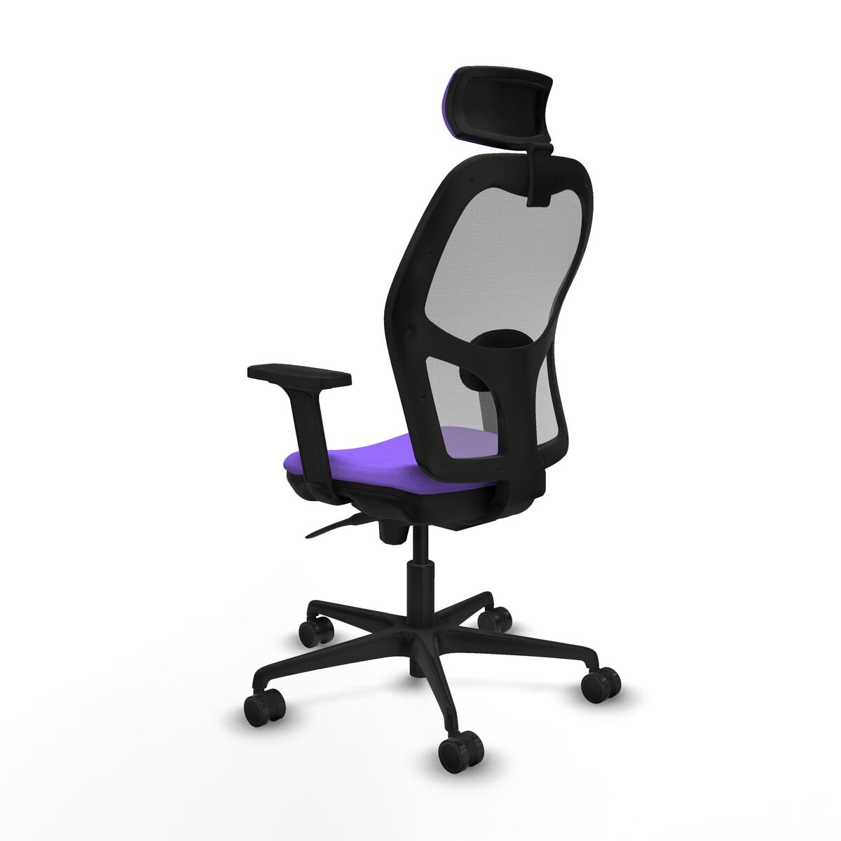 Silla de Oficina con Cabecero Piqueras y Crespo 2D036N2 Lila