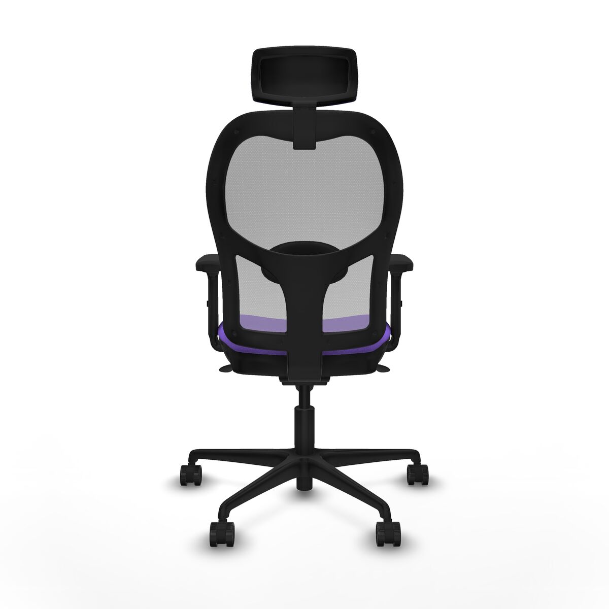 Silla de Oficina con Cabecero Piqueras y Crespo 2D036N2 Lila