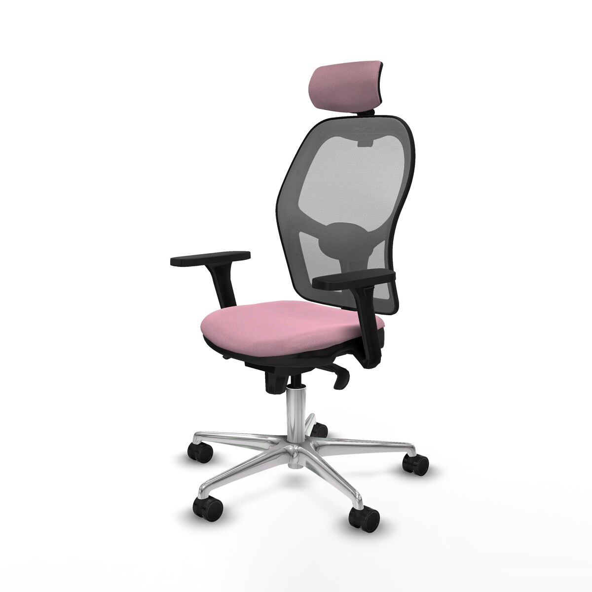 Silla de Oficina con Cabecero Piqueras y Crespo 3D086N2 Rosa