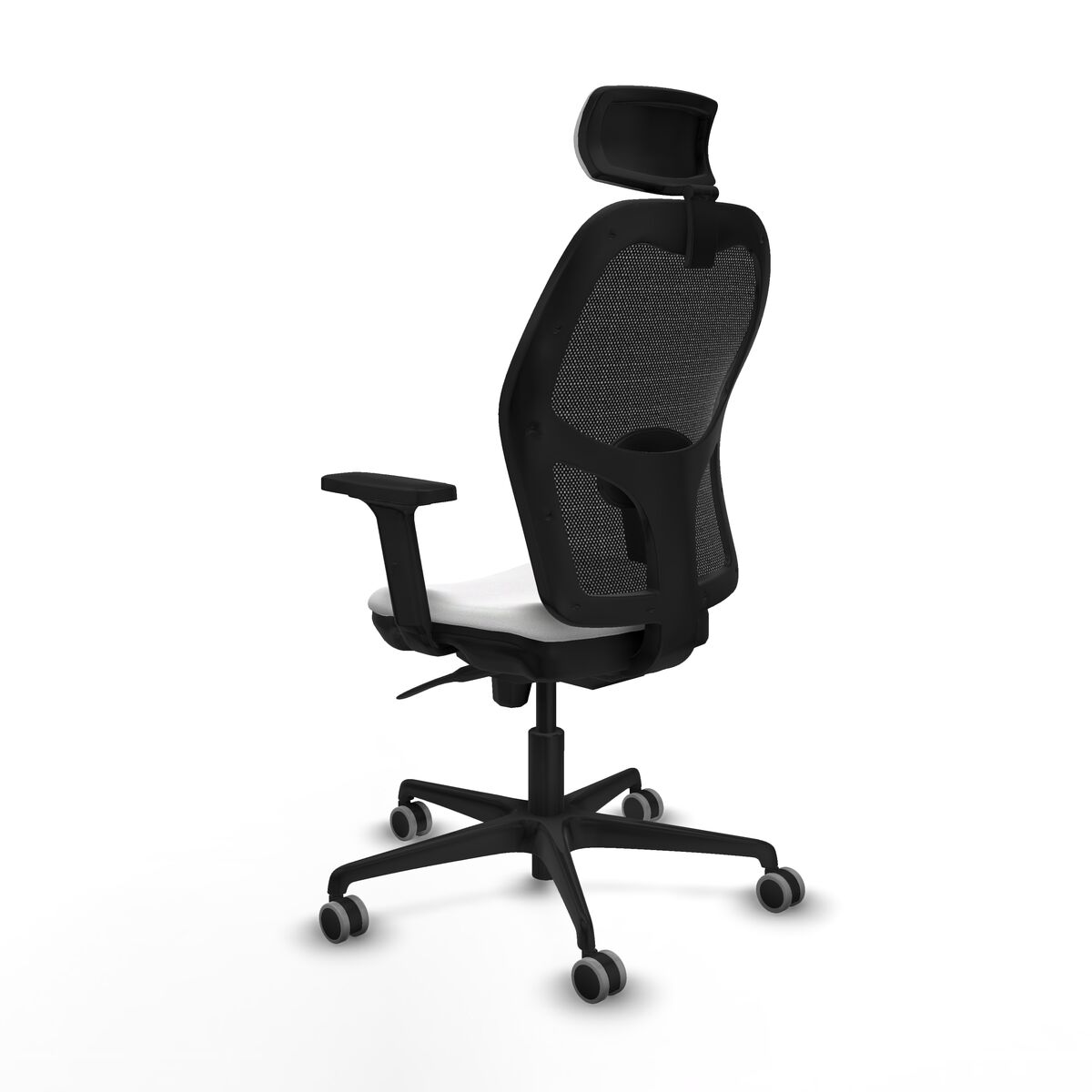 Silla de Oficina con Cabecero Piqueras y Crespo 2D036G2 Blanco