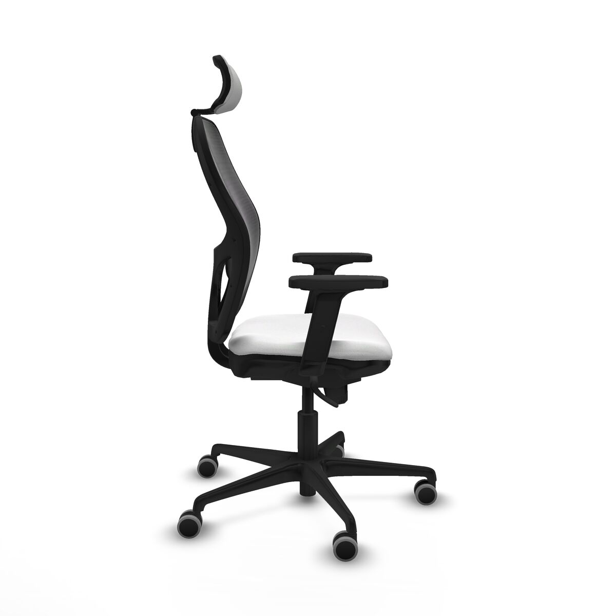 Silla de Oficina con Cabecero Piqueras y Crespo 2D036G2 Blanco