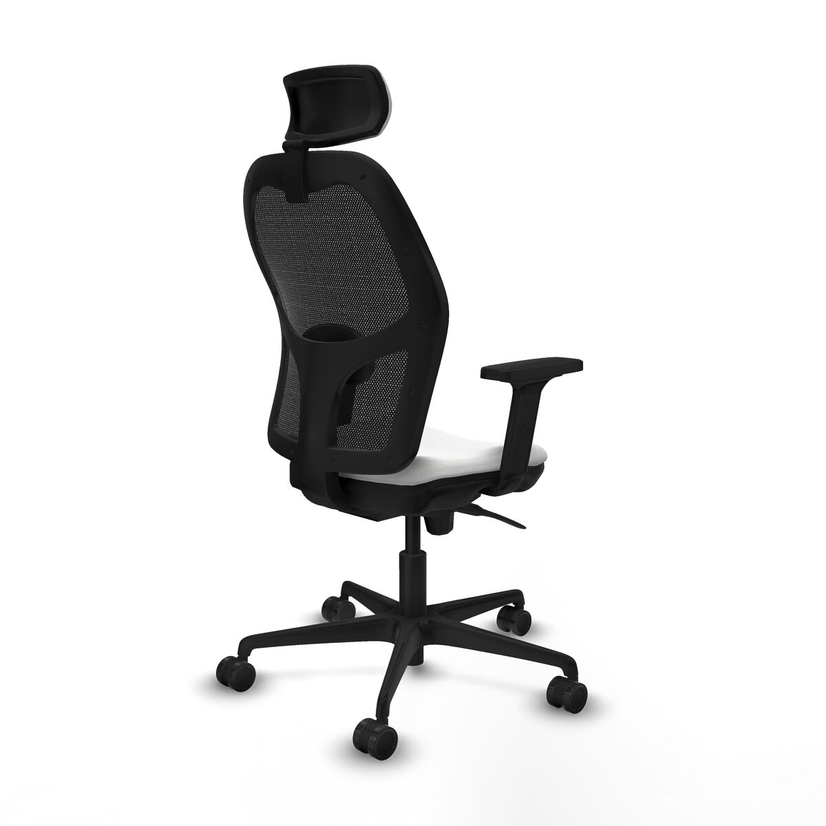 Silla de Oficina con Cabecero Piqueras y Crespo 2D036N2 Blanco