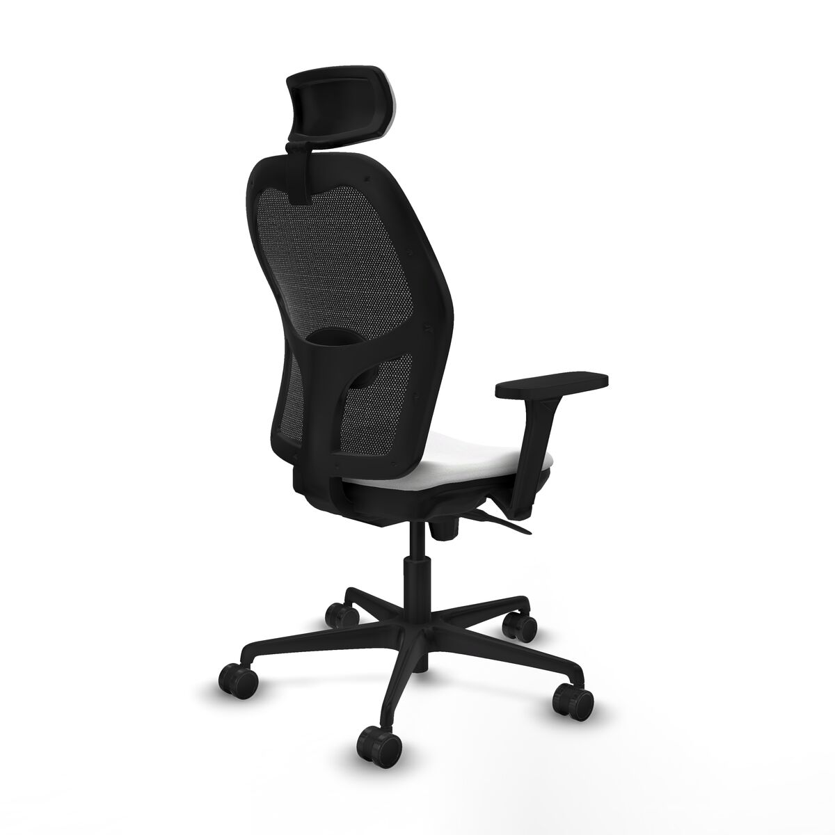 Silla de Oficina con Cabecero Piqueras y Crespo 3D036N2 Blanco