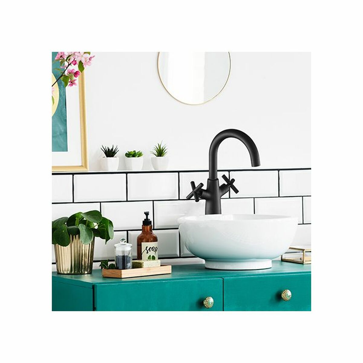 Grifo Monomando Edouard Rousseau Negro