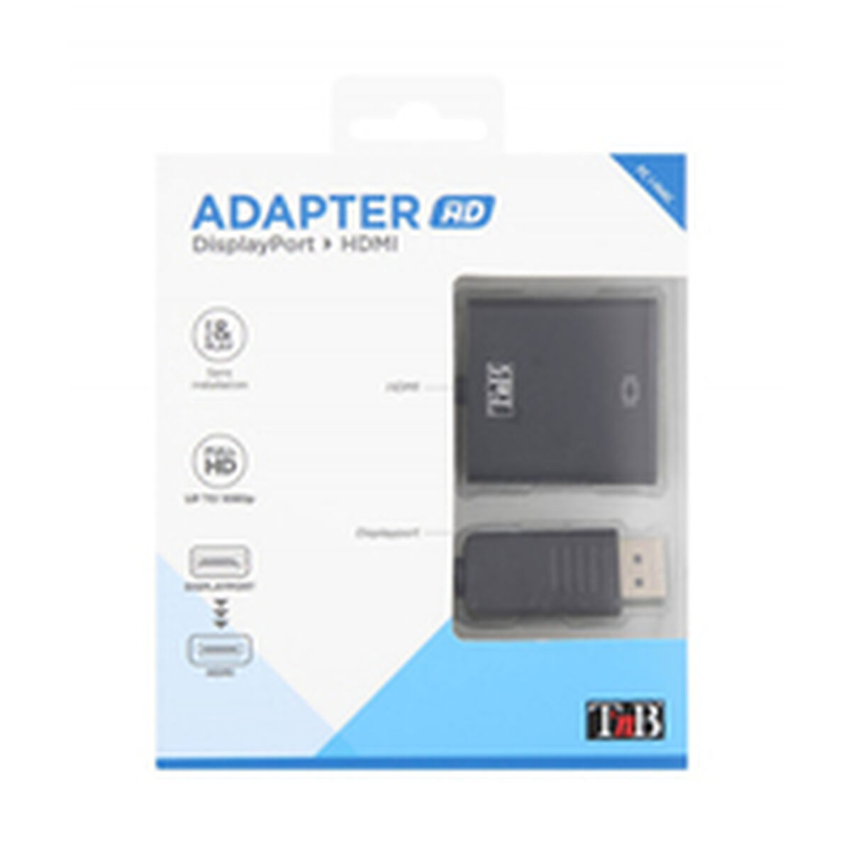 Adaptador DisplayPort a HDMI T'NB DPHDMI Negro