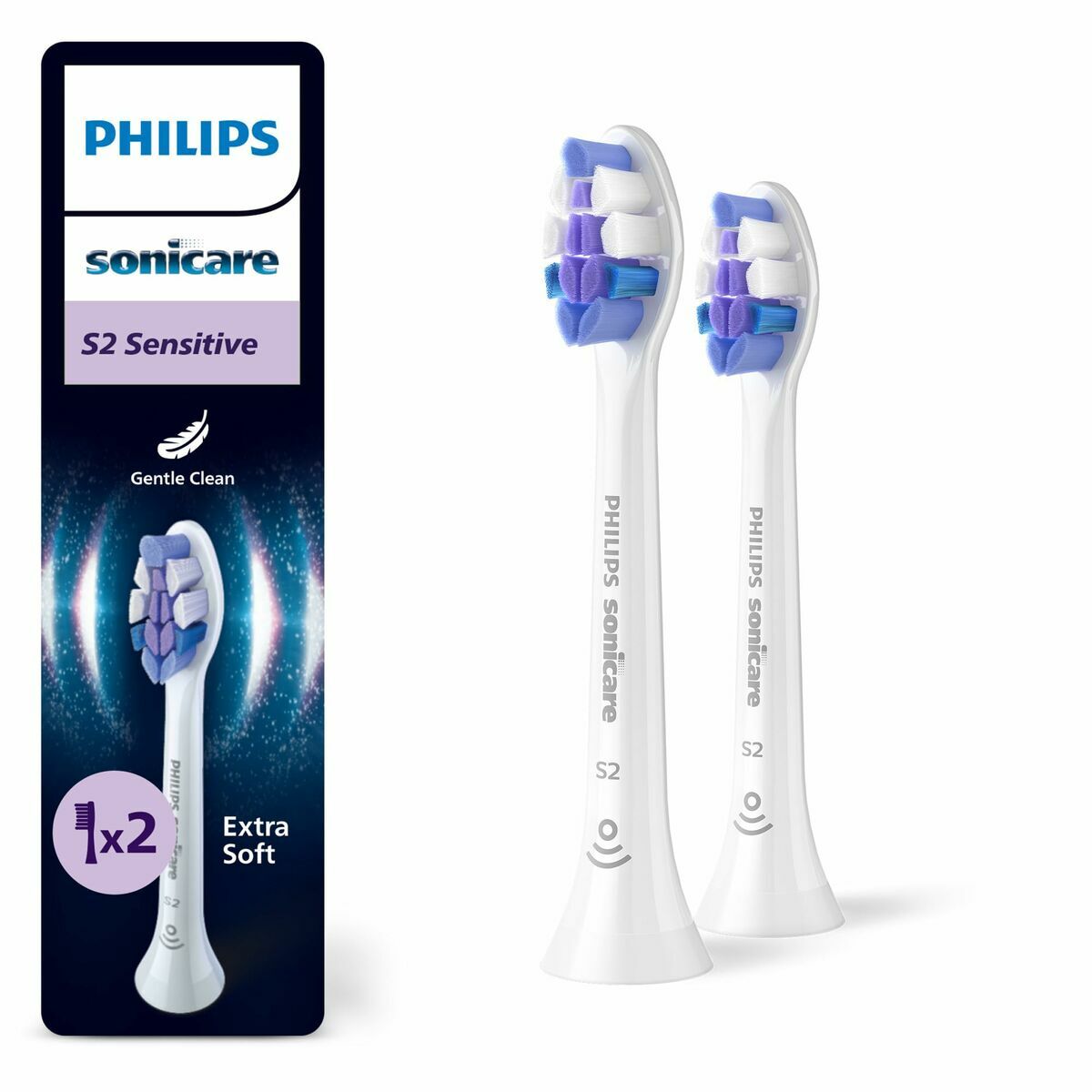 Cabezal de Recambio Philips OPTIMALWHITEHX6062/87PACKDE2CA (2 Unidades)