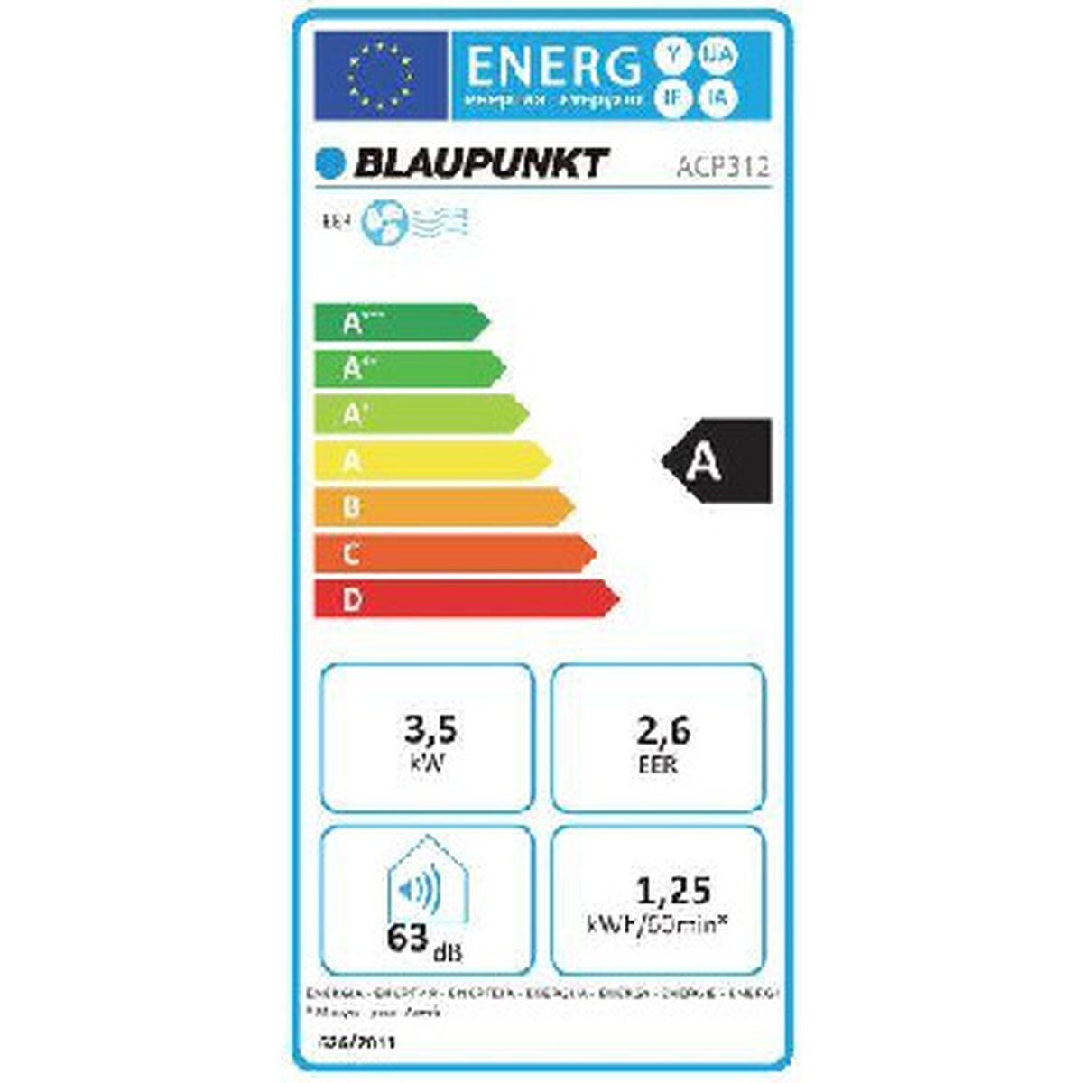 Aire Acondicionado Portátil Blaupunkt AGDBLFAN014
