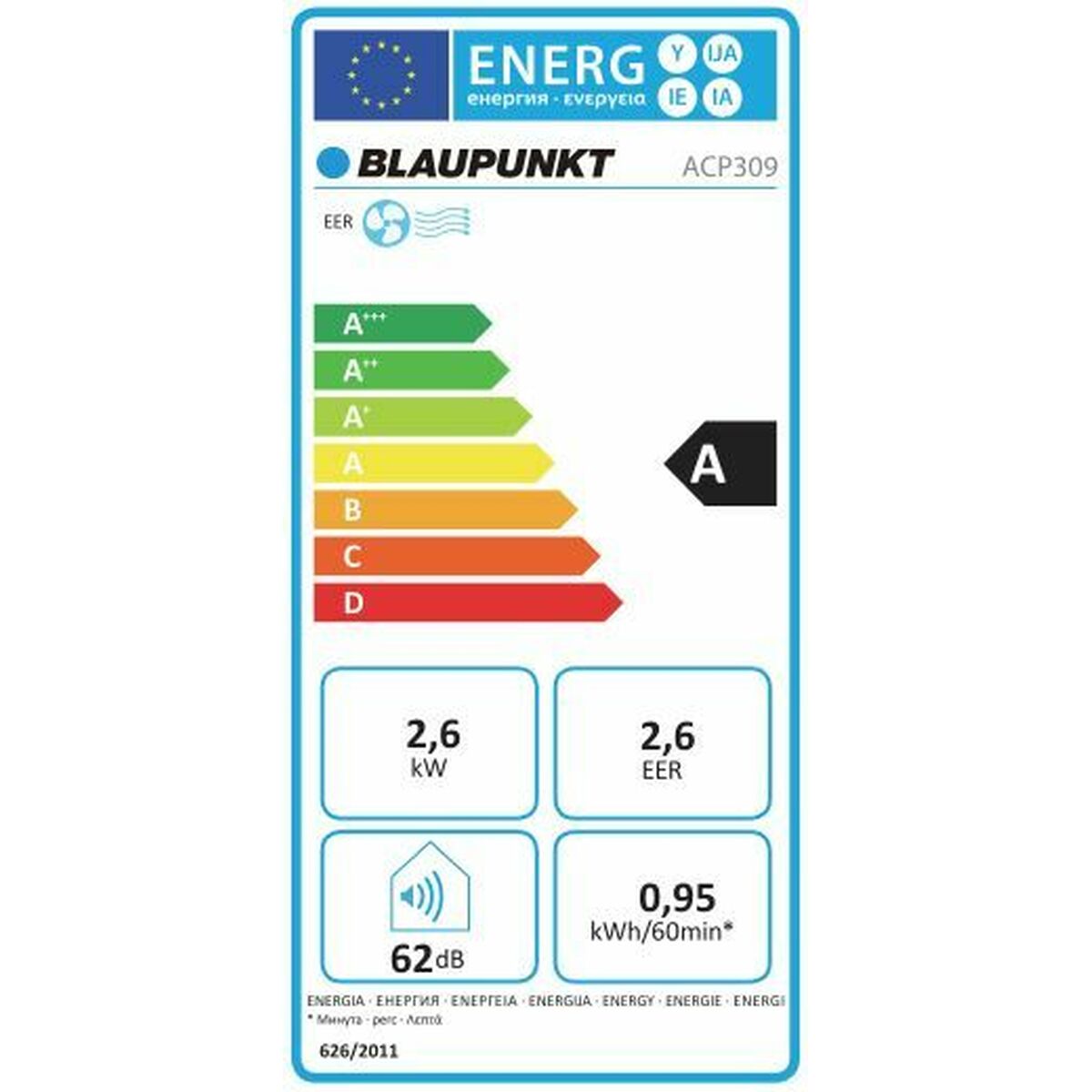 Aire Acondicionado Portátil Blaupunkt AGDBLFAN013