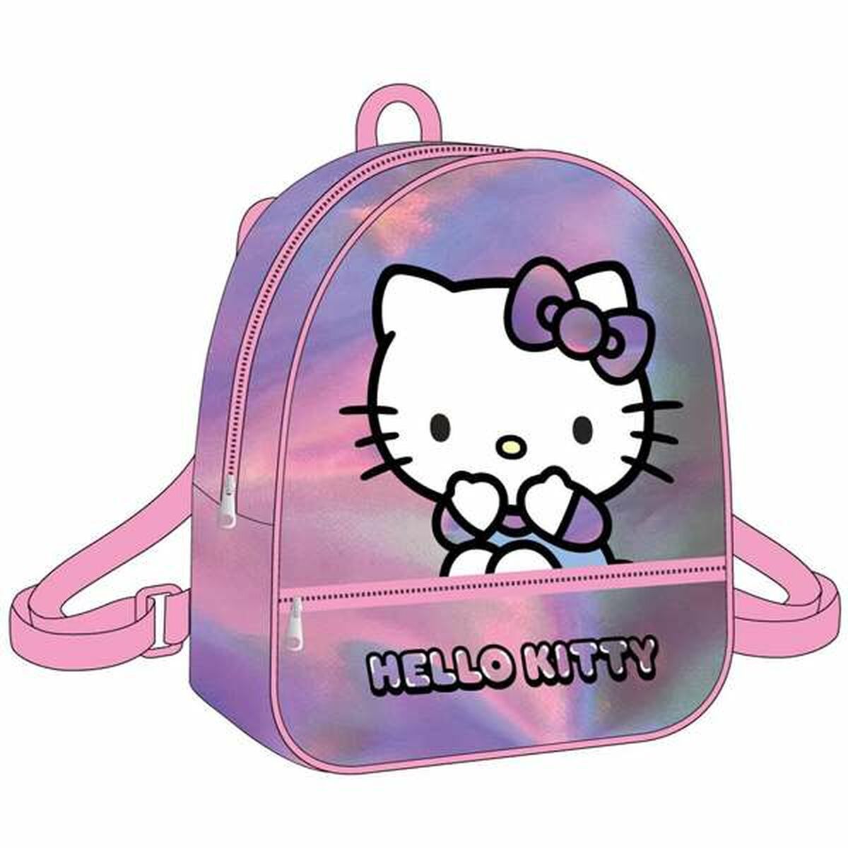 Mochila Escolar Hello Kitty Rosa
