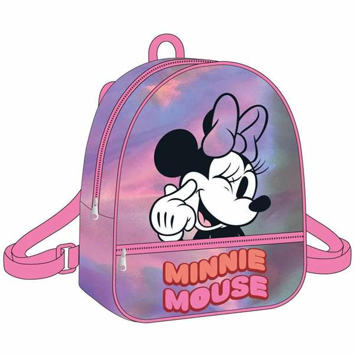 Mochila Escolar Minnie Mouse Rosa