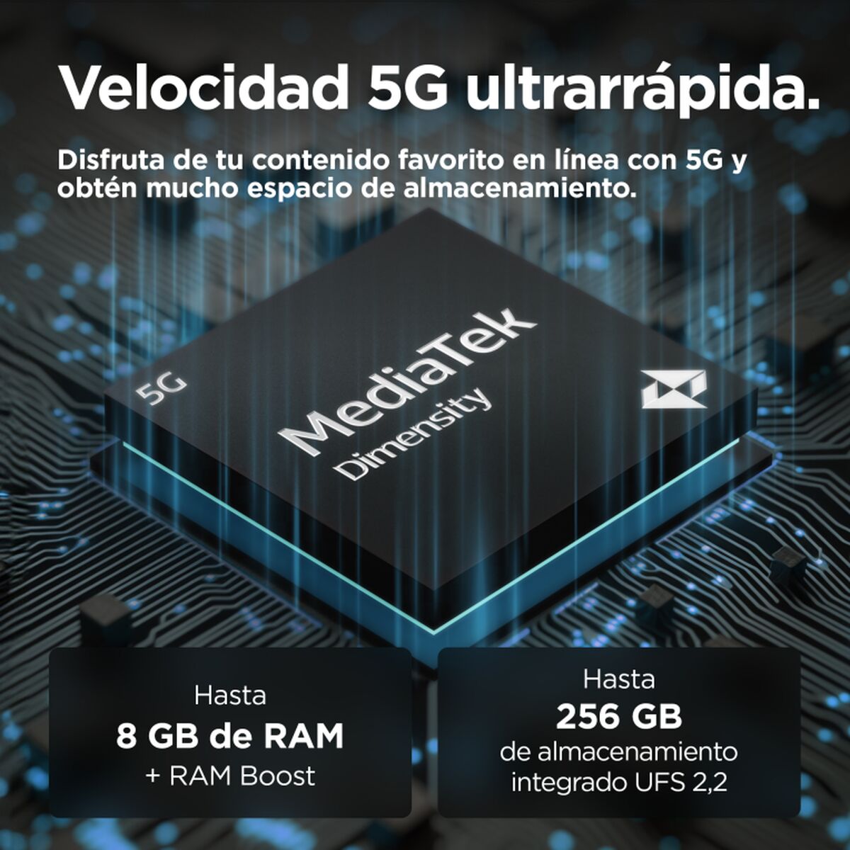 Smartphone Motorola PB5U0013SE 6,5'' Dimensity 7020 8 GB RAM 256 GB Gris