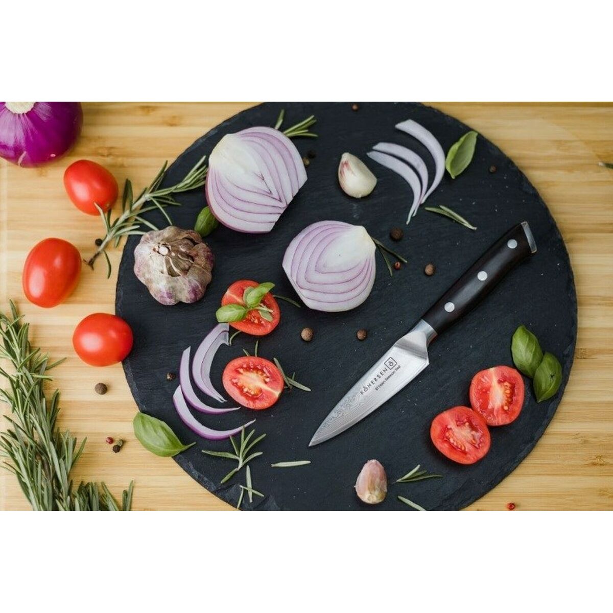 Juego de Cuchillos de Cocina y Soporte Kohersen 72211