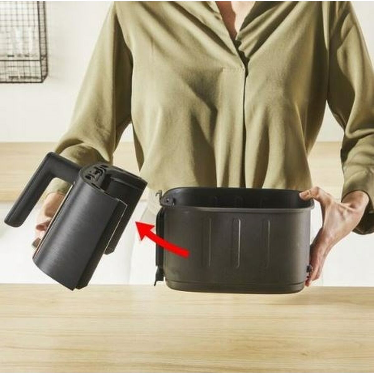 Freidora de Aire Tefal EY5568E0 Negro 5 L