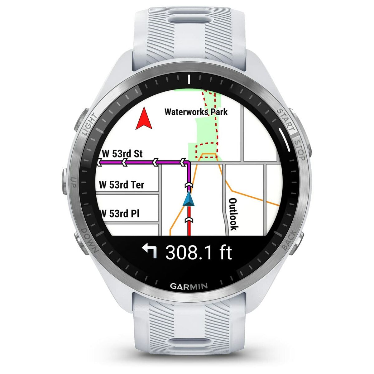 Reloj Hombre GARMIN 010-02785-03 Blanco Oro Rosa