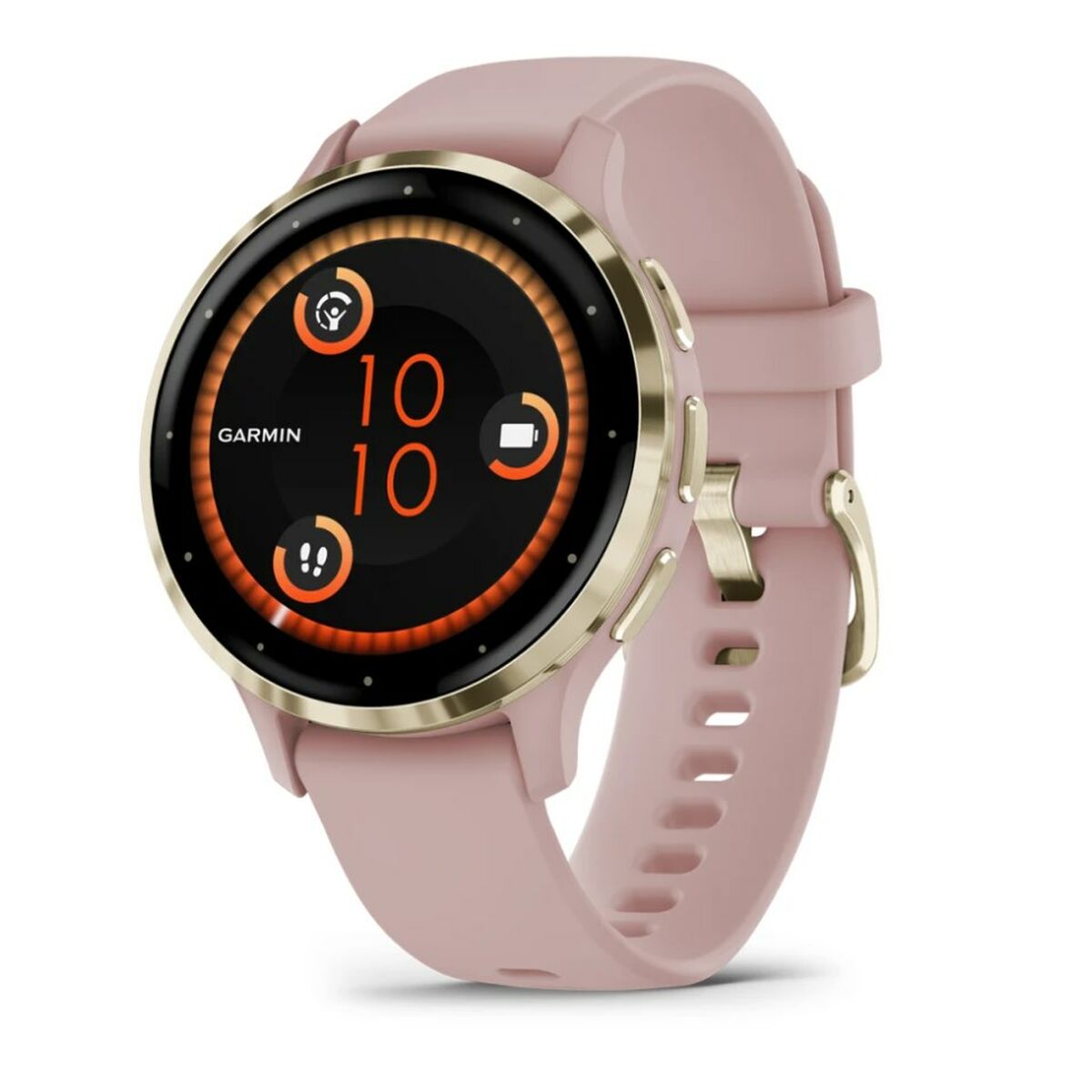Reloj Hombre GARMIN 010-02785-03 Blanco Oro Rosa
