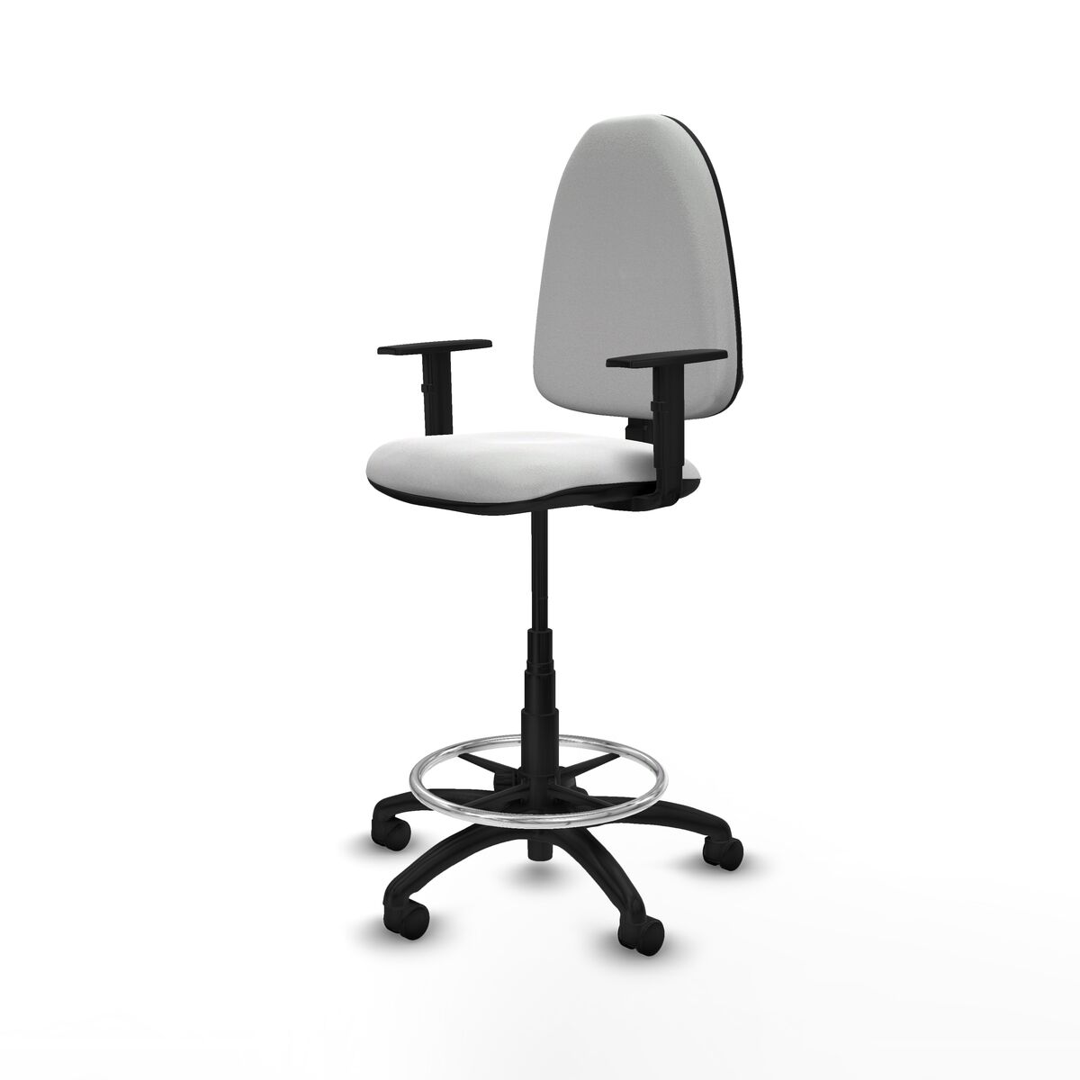 Silla de Oficina Piqueras y Crespo B1D01RN Blanco Alta