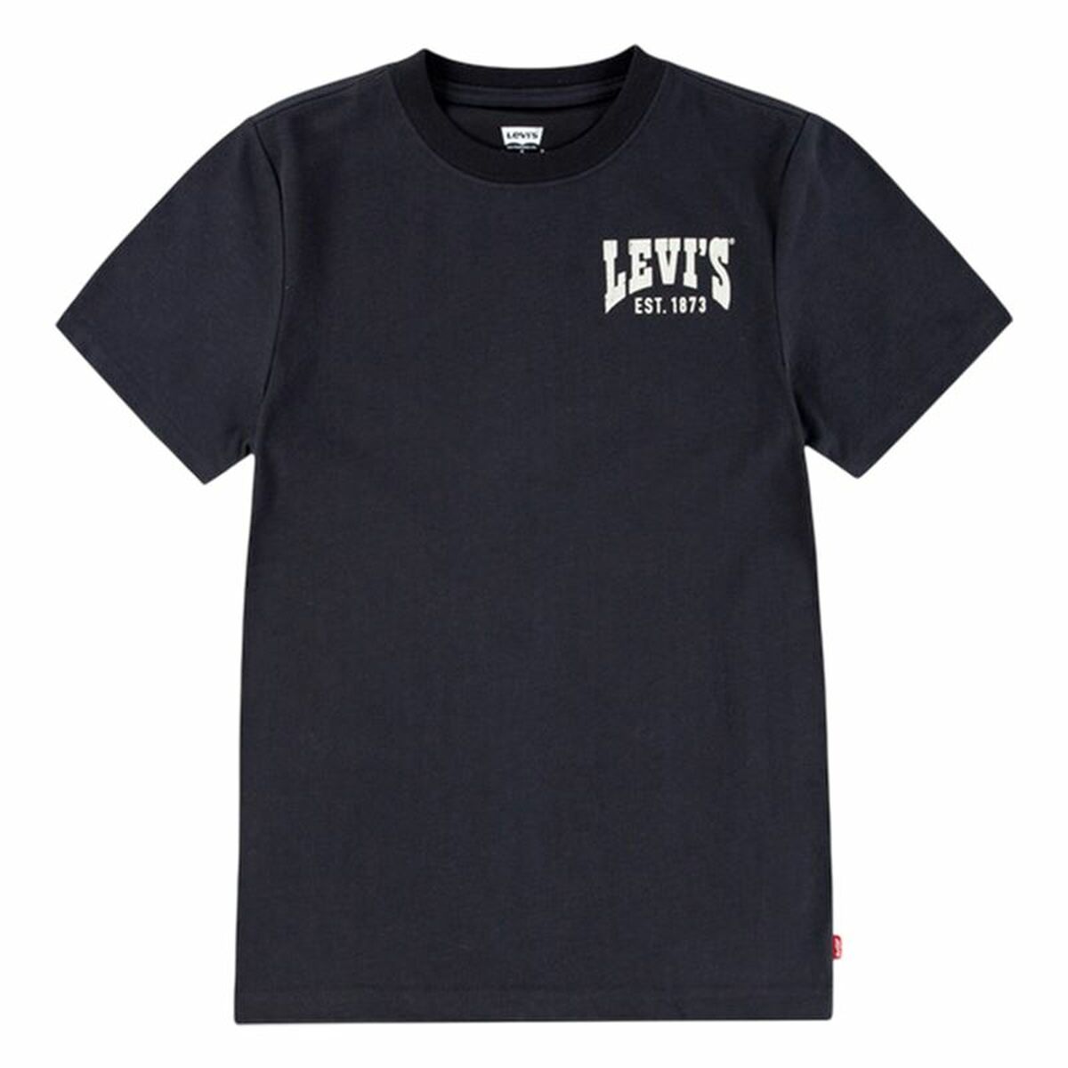 Camiseta de Manga Corta Infantil Levi's Lvb Valley View Negro