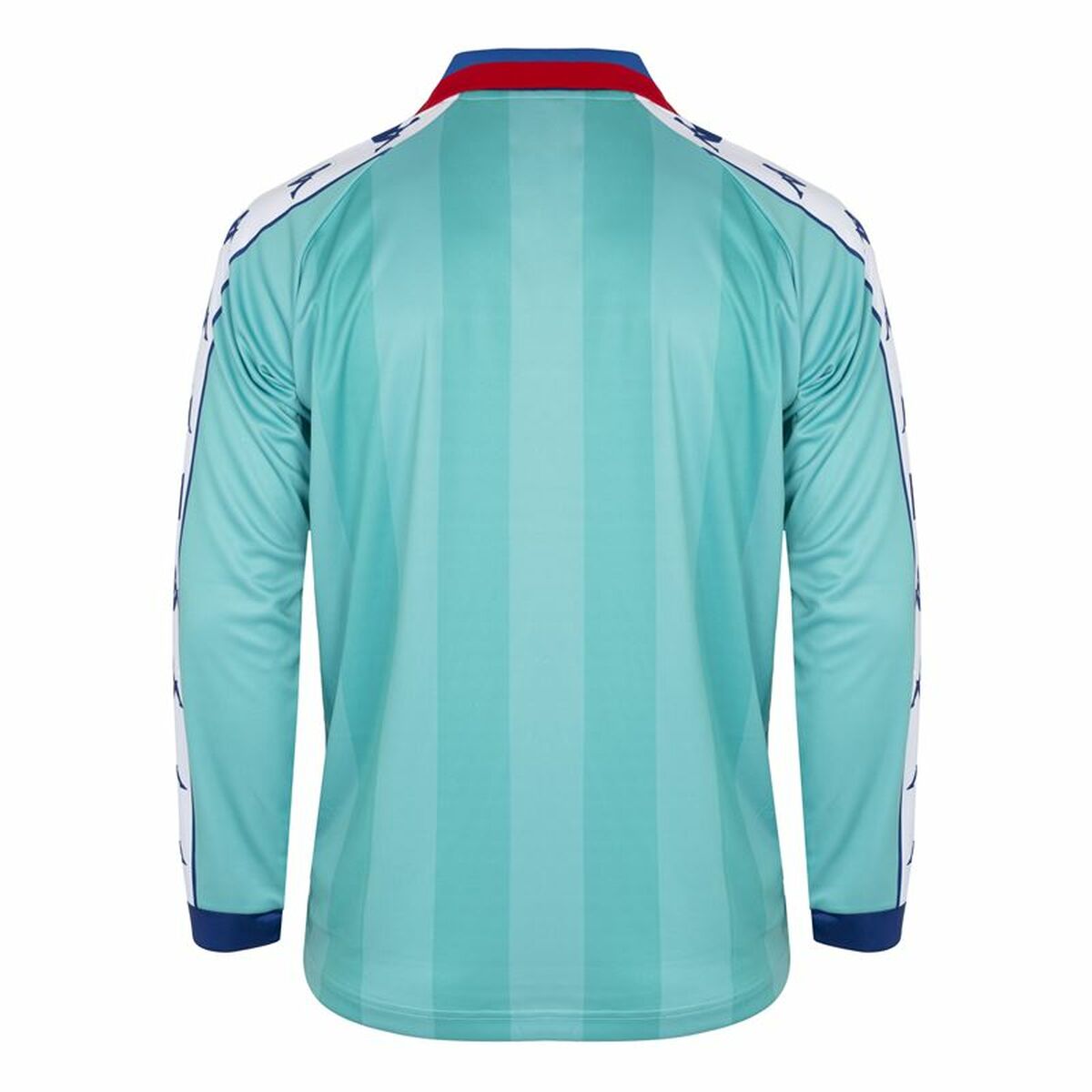 Camiseta de Fútbol de Manga Corta Hombre Kappa Amario Azul Rojo