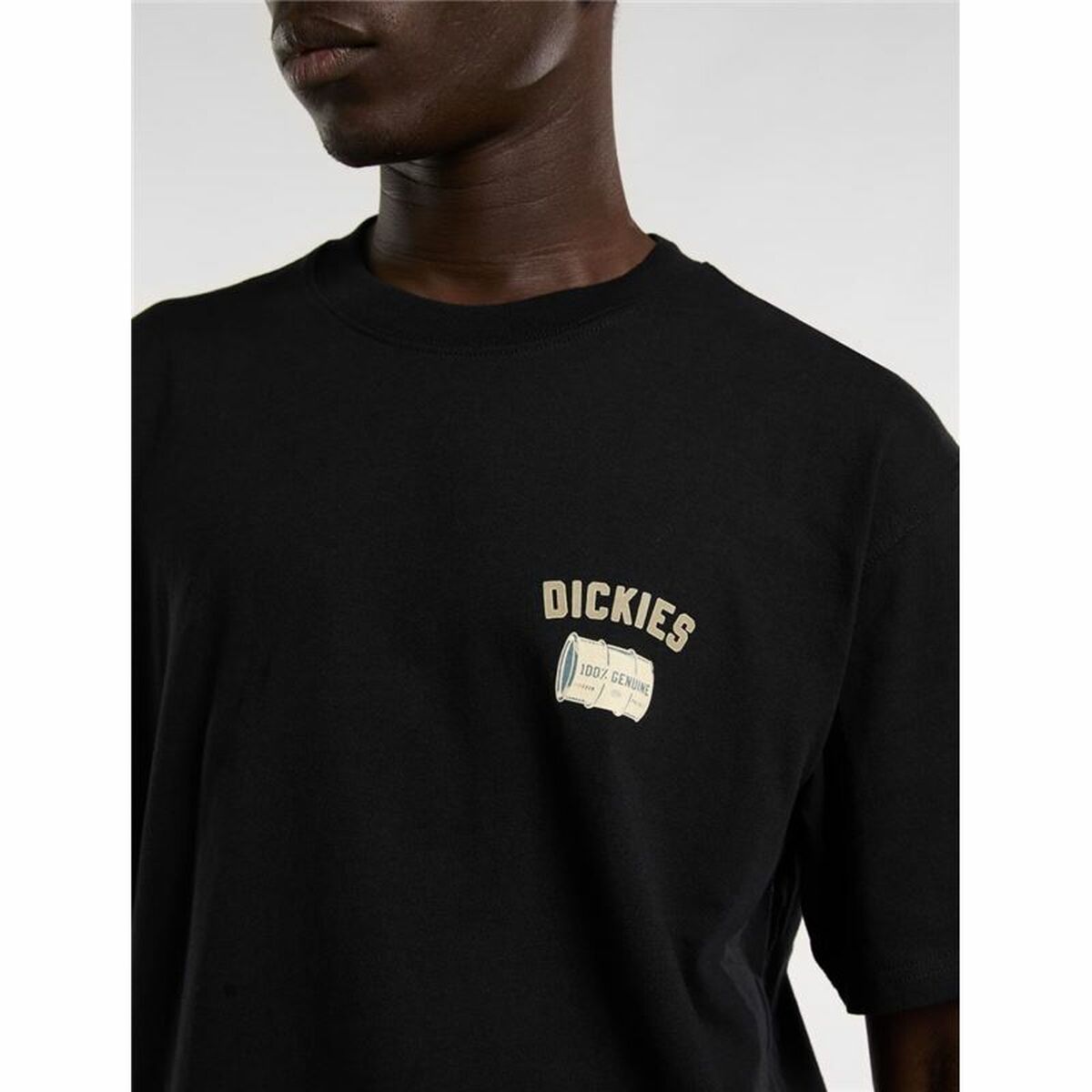 Camiseta de Manga Corta Hombre Dickies Service Crew Ss Tee Negro