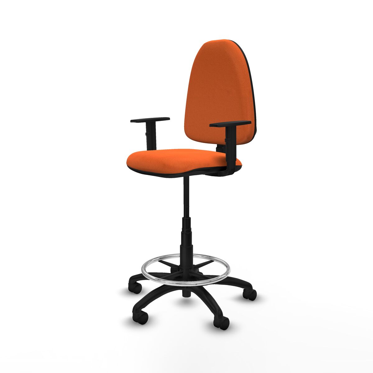 Silla de Oficina Piqueras y Crespo B1D01RN Naranja Alta