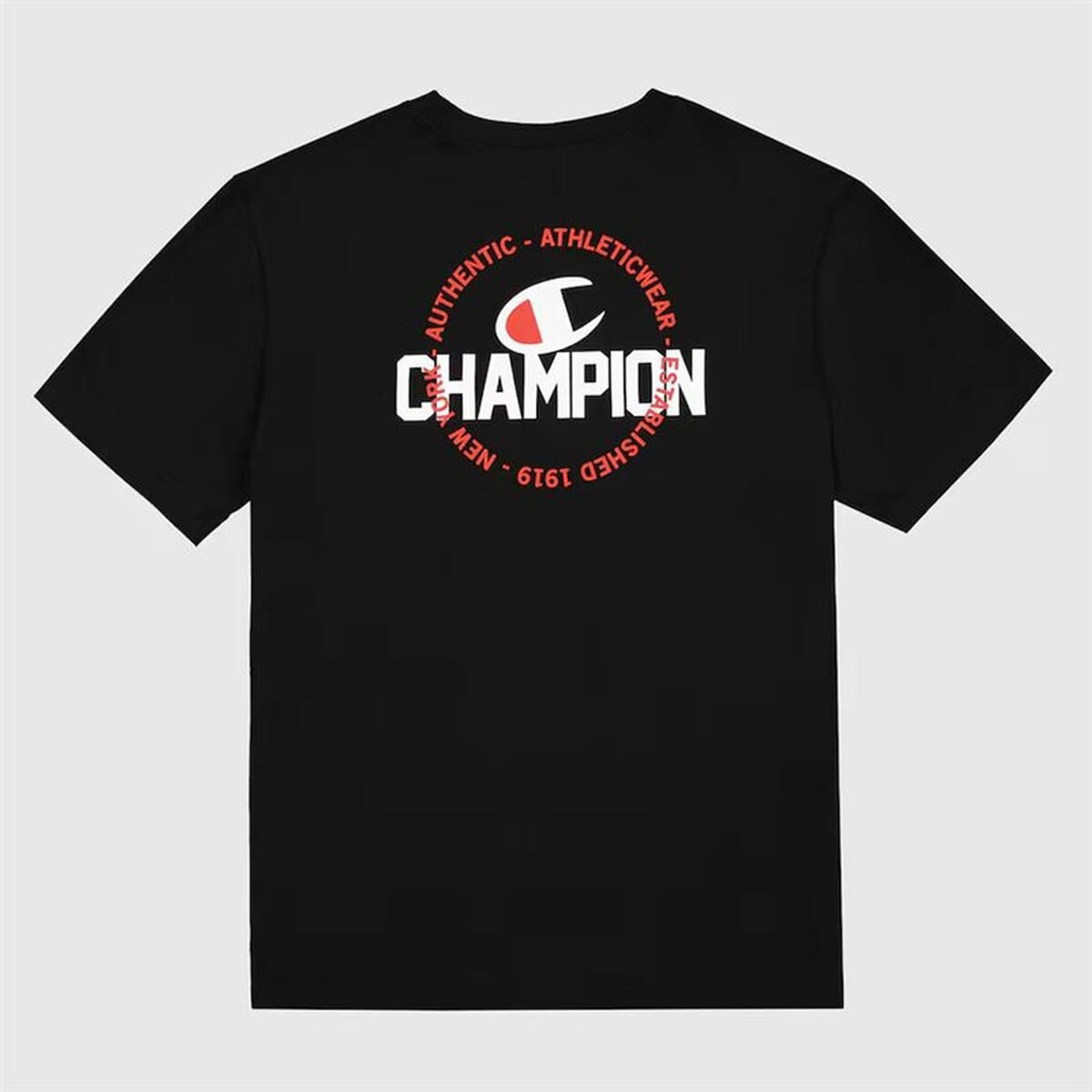 Camiseta de Manga Corta Hombre Champion Champion SS Negro