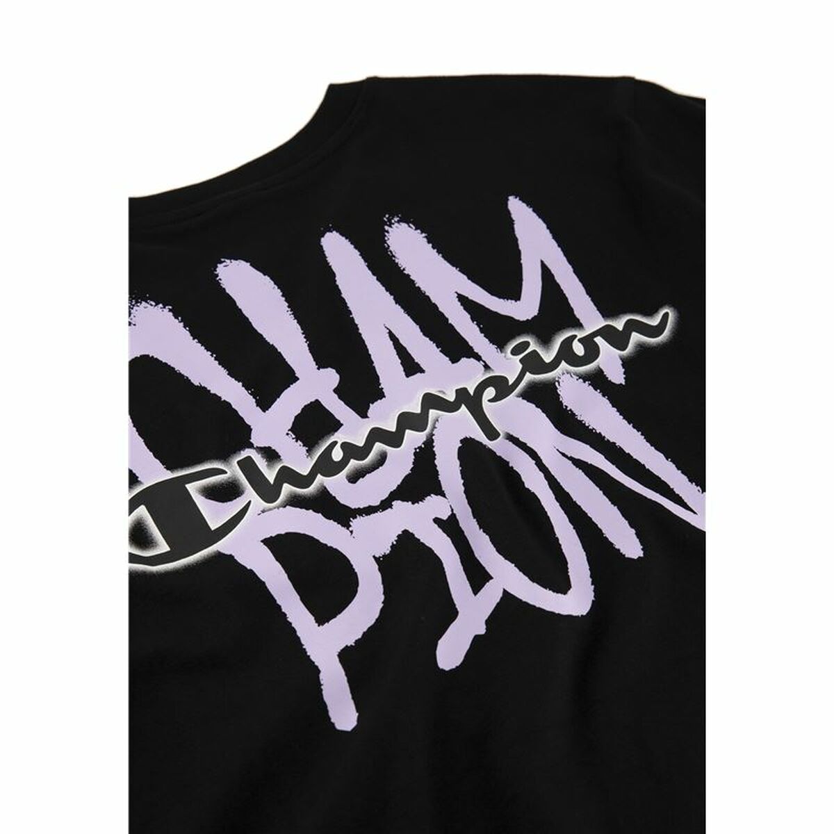 Camiseta de Manga Corta Hombre Champion Champion SS Negro