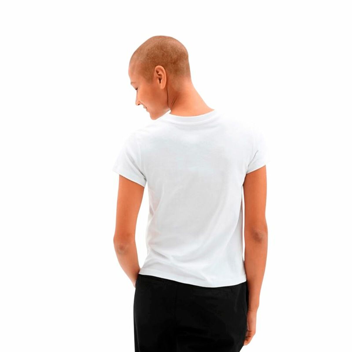 Camiseta de Manga Corta Mujer Vans Flying Blanco