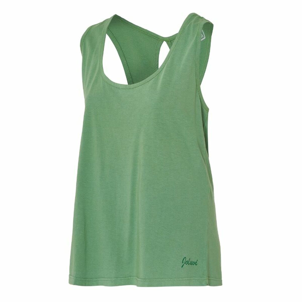 Camiseta para Mujer sin Mangas Joluvi Bambu Tank Mujer Verde Verde Verde oscuro