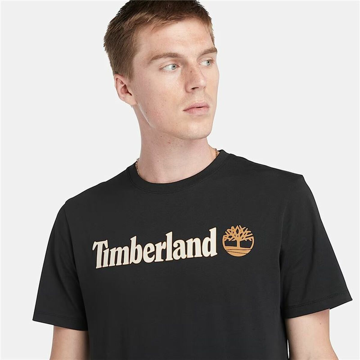 Camiseta de Manga Corta Hombre Timberland Kennebec River Negro