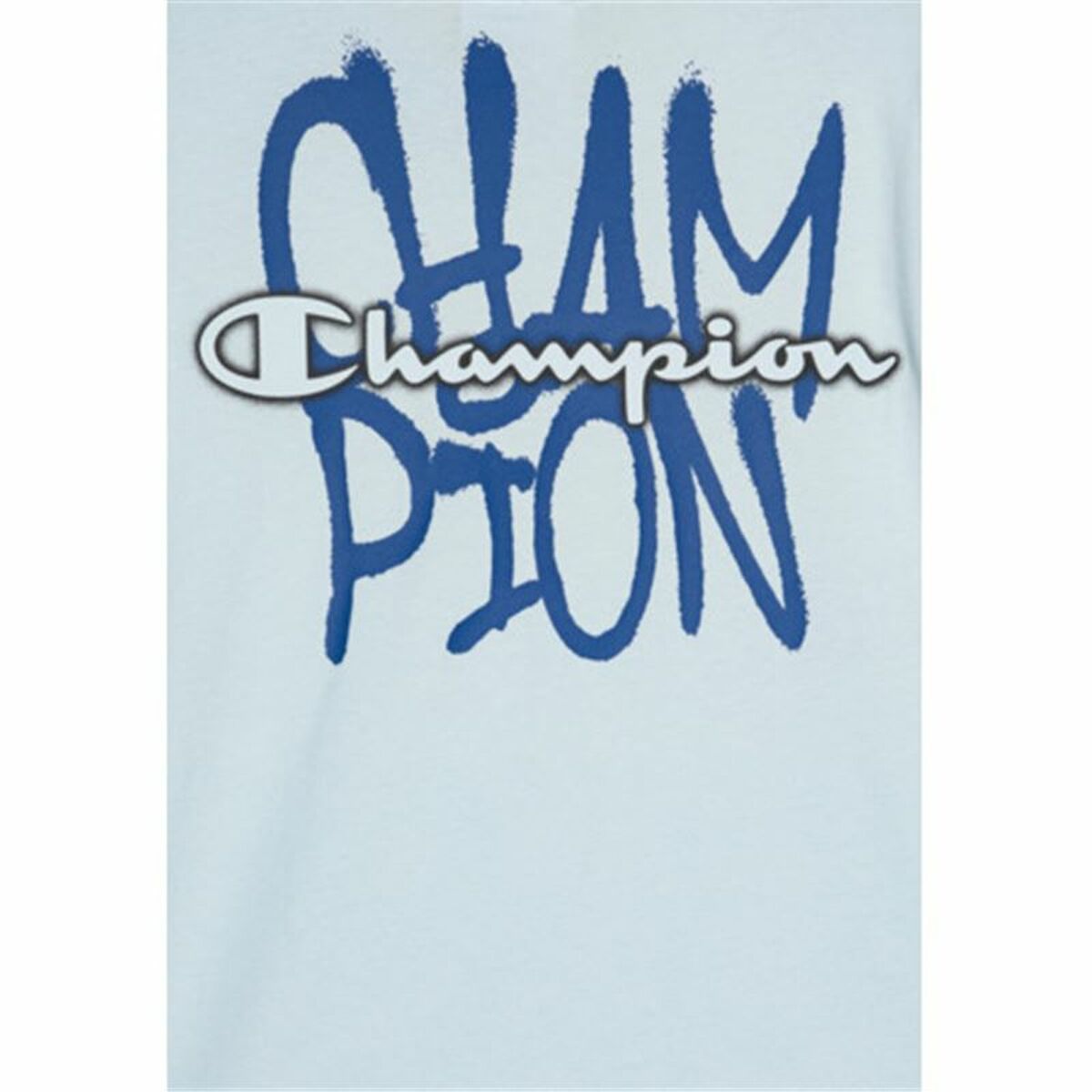 Camiseta de Manga Corta Infantil Champion Azul