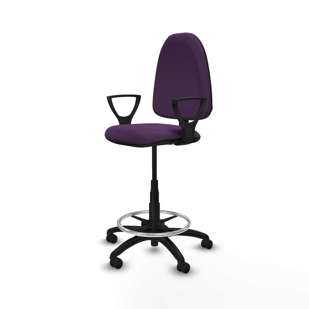 Silla de Oficina Piqueras y Crespo BFN01RP Morado Alta