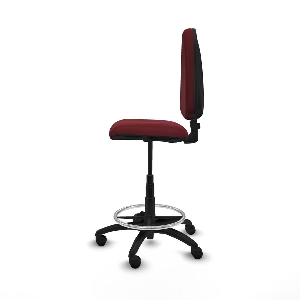 Silla de Oficina Piqueras y Crespo B0001RN Granate Alta