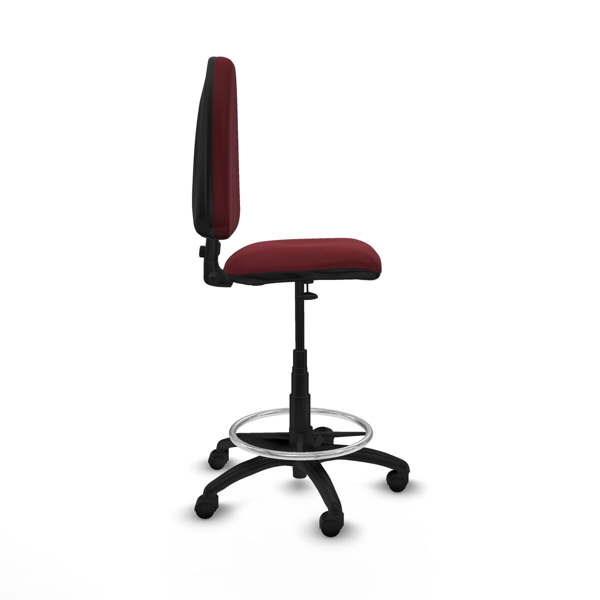 Silla de Oficina Piqueras y Crespo B0001RN Granate Alta