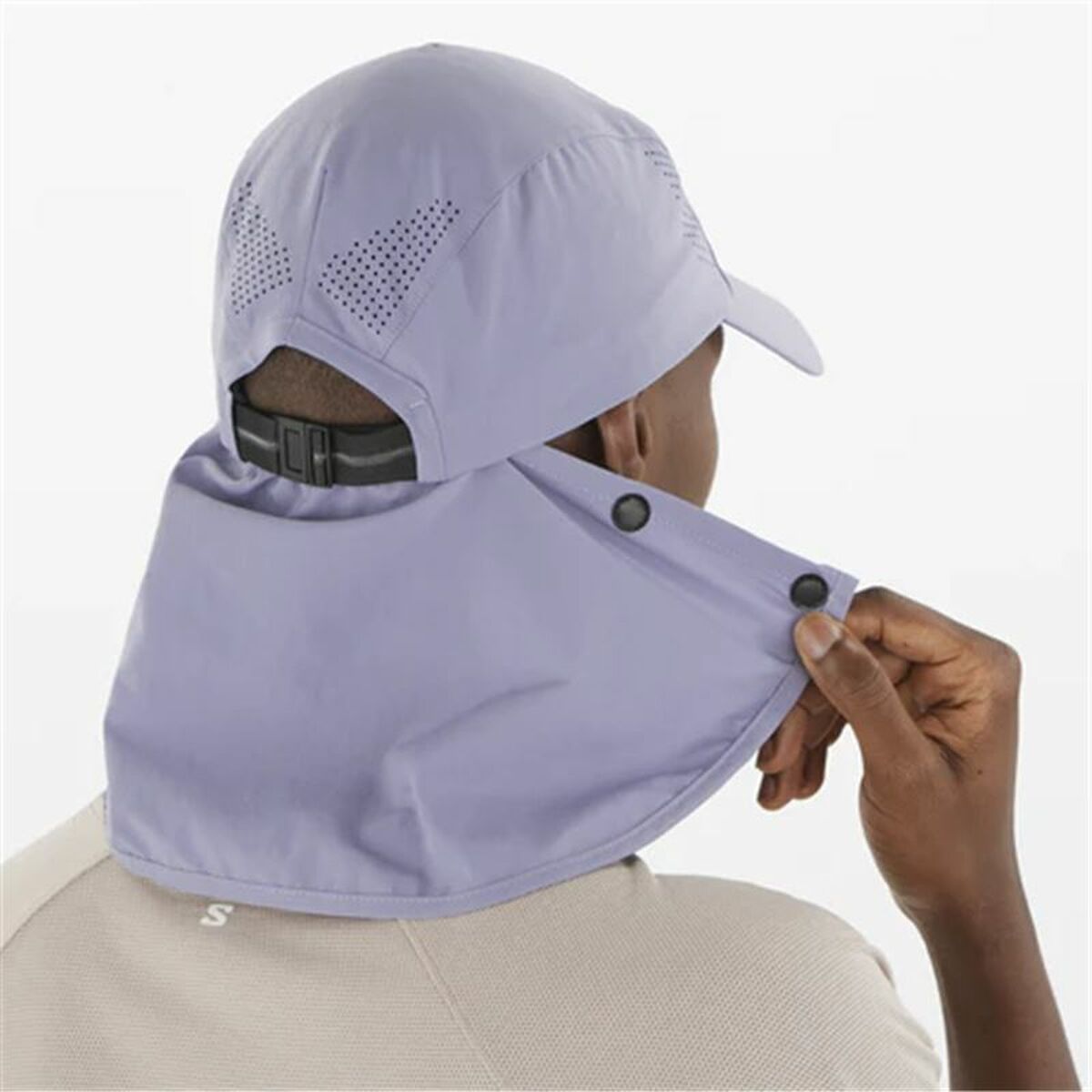 Gorra Deportiva Salomon Cross+  Azul Talla única Running