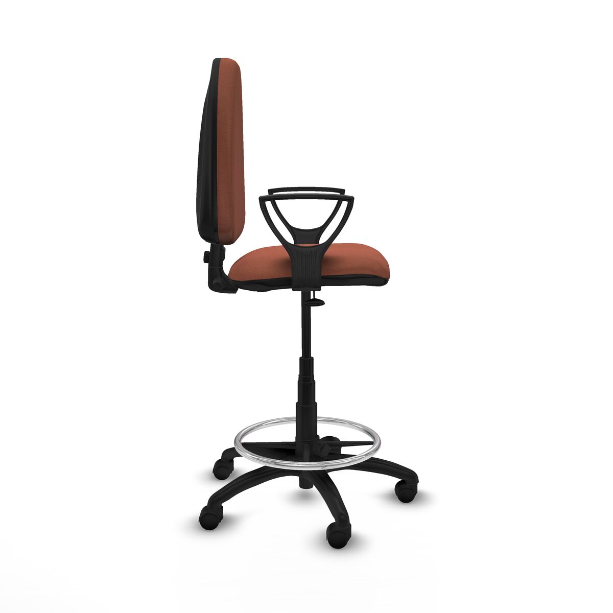 Silla de Oficina Piqueras y Crespo BFN01RN Marrón Alta