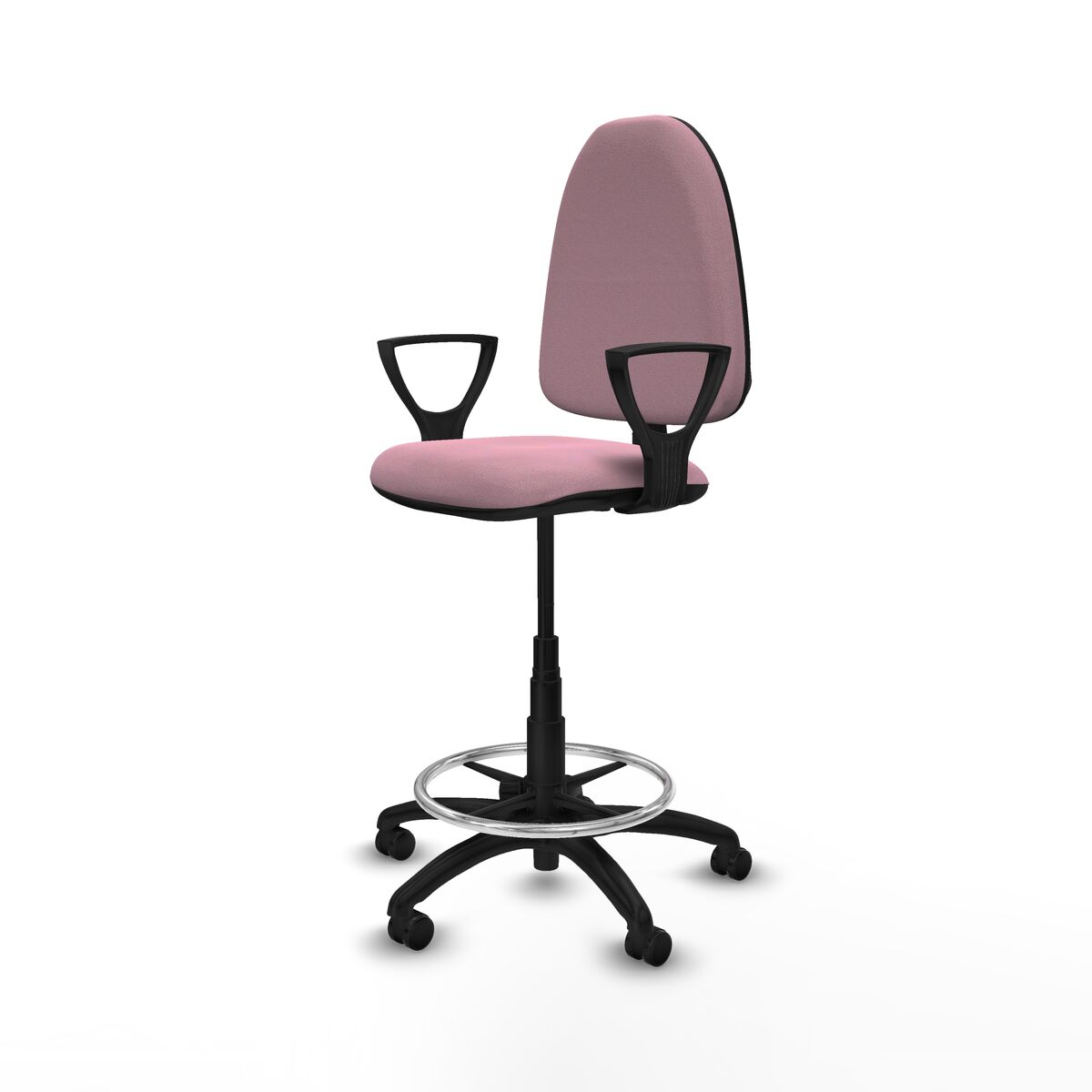 Silla de Oficina Piqueras y Crespo BFN01RP Rosa Alta