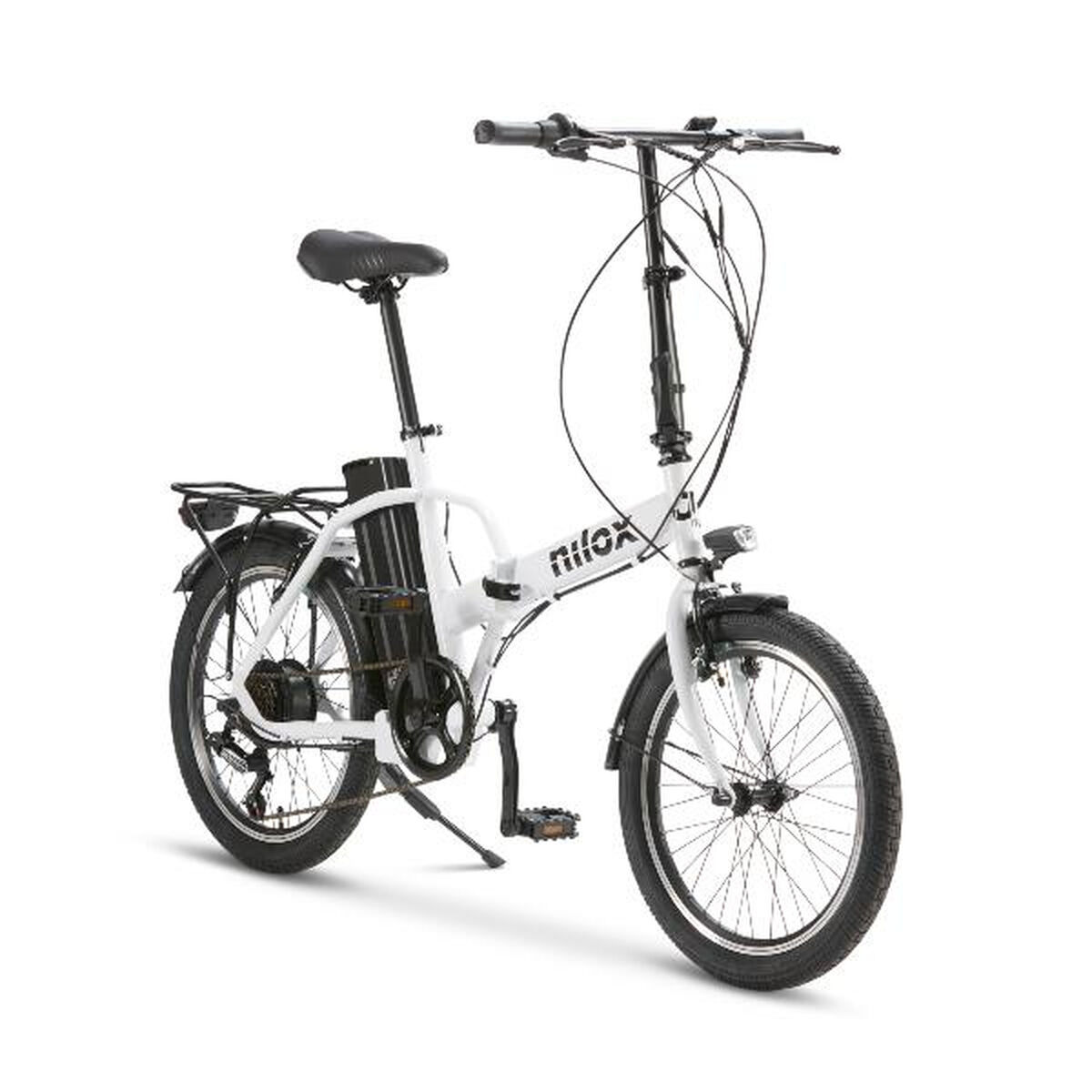 Bicicleta Eléctrica Nilox J1 PRO Blanco 250 W 9600 mAh 20"