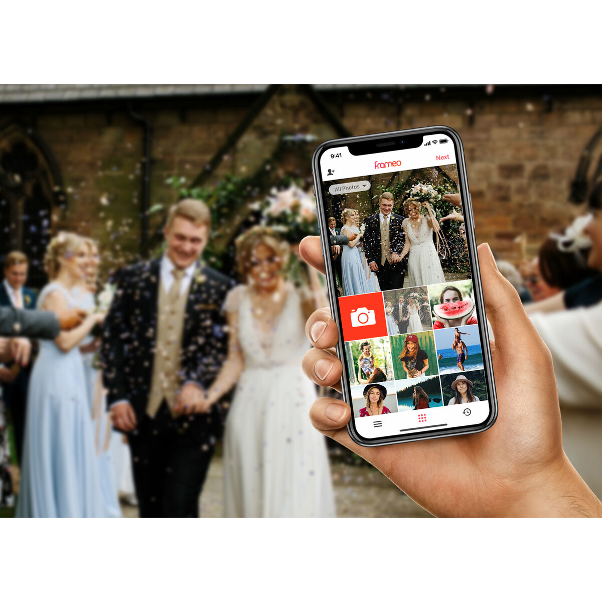 Marco de Fotos Digital Denver Electronics PFF-1037B 10,1" Negro